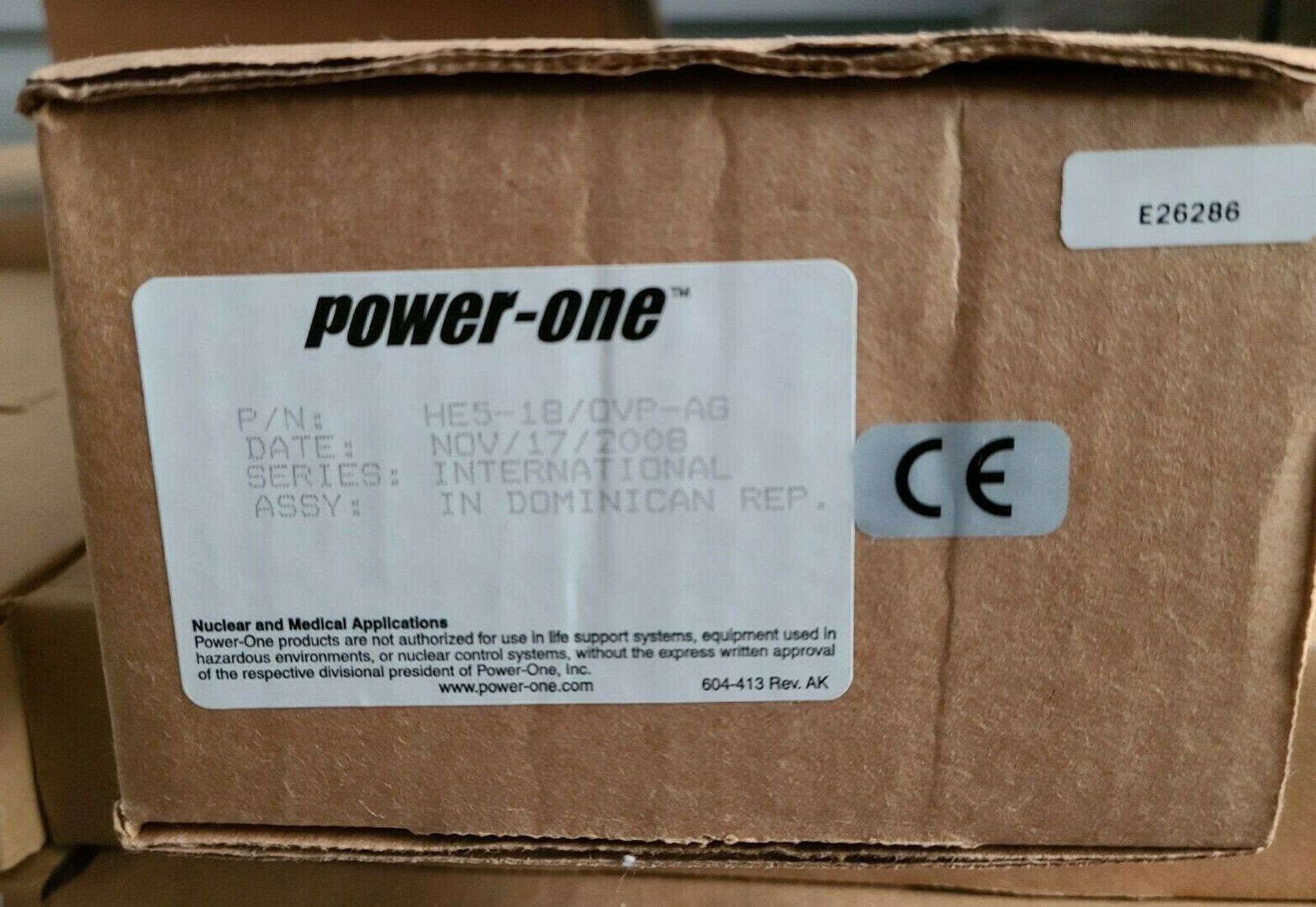 NEW POWER ONE 5VDC 18A AUTOMATION POWER SUPPLY - Image 2 of 5