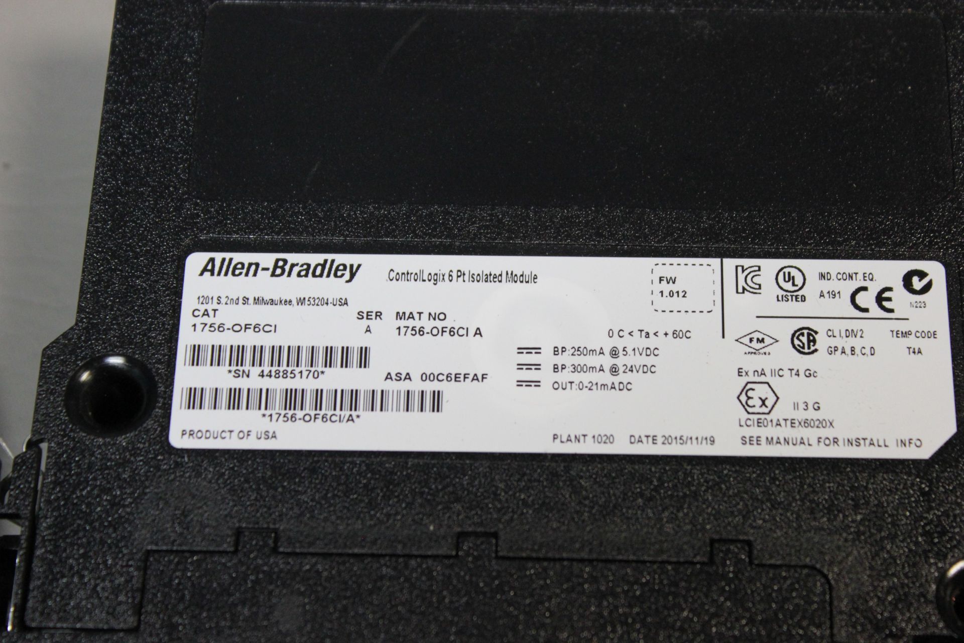 ALLEN BRADLEY PLC INTERFACE MODULE - Image 3 of 4