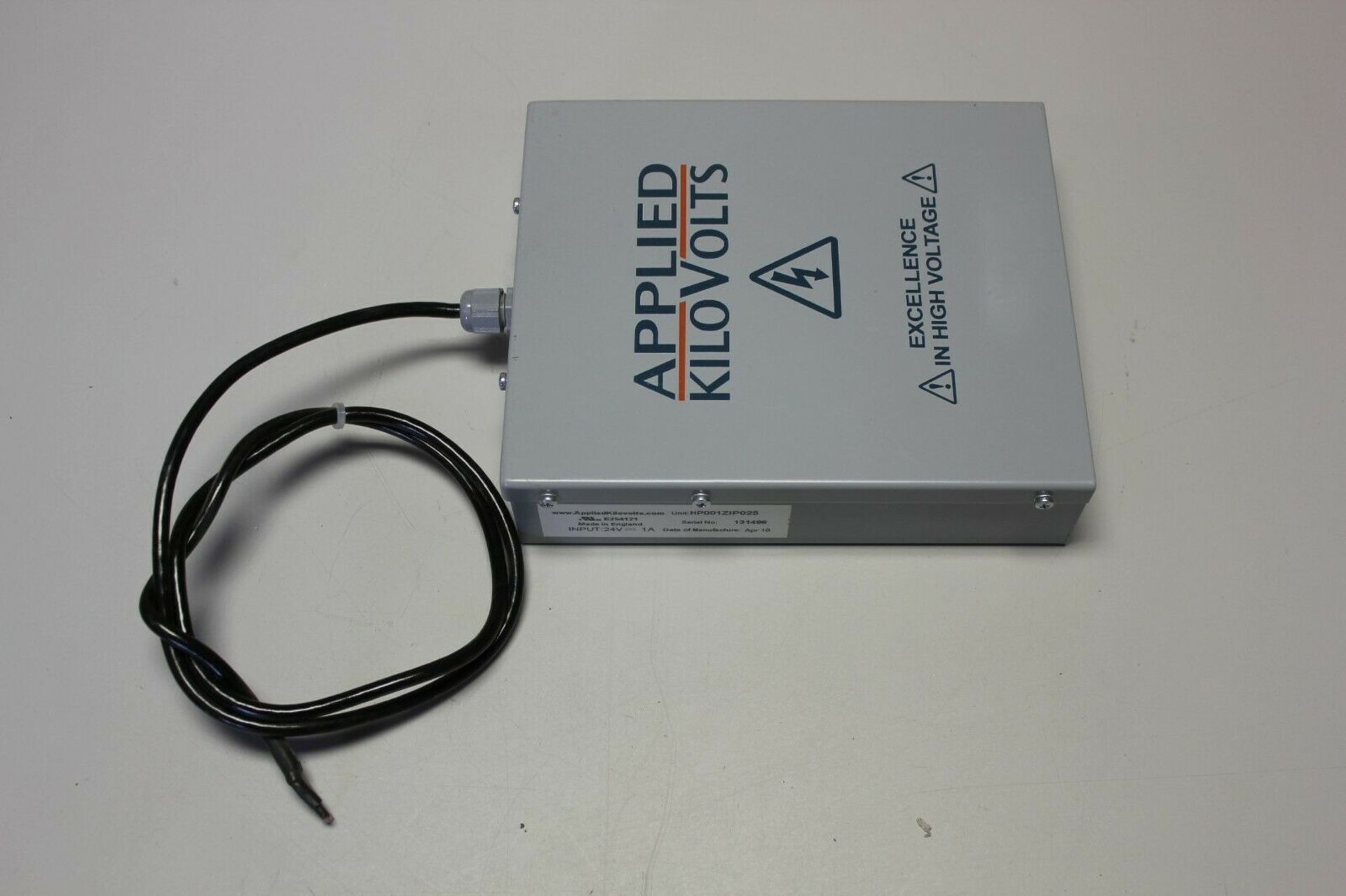 APPLIED KILOVOLTS 24V HIGH VOLTAGE POWER SUPPLY