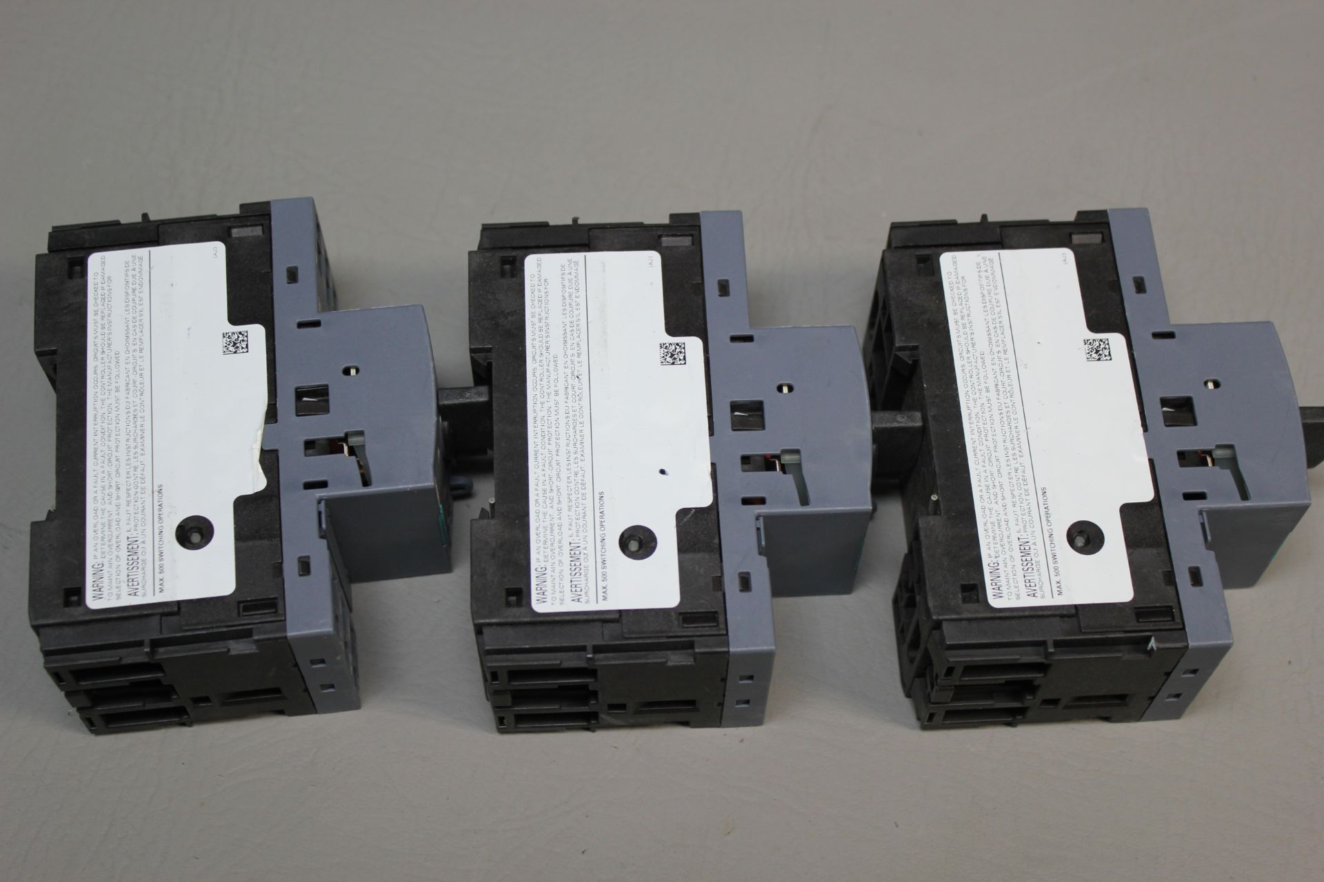 LOT OF SIEMENS SIRIUS MOTOR PROTECTION CIRCUIT BREAKERS - Image 4 of 6