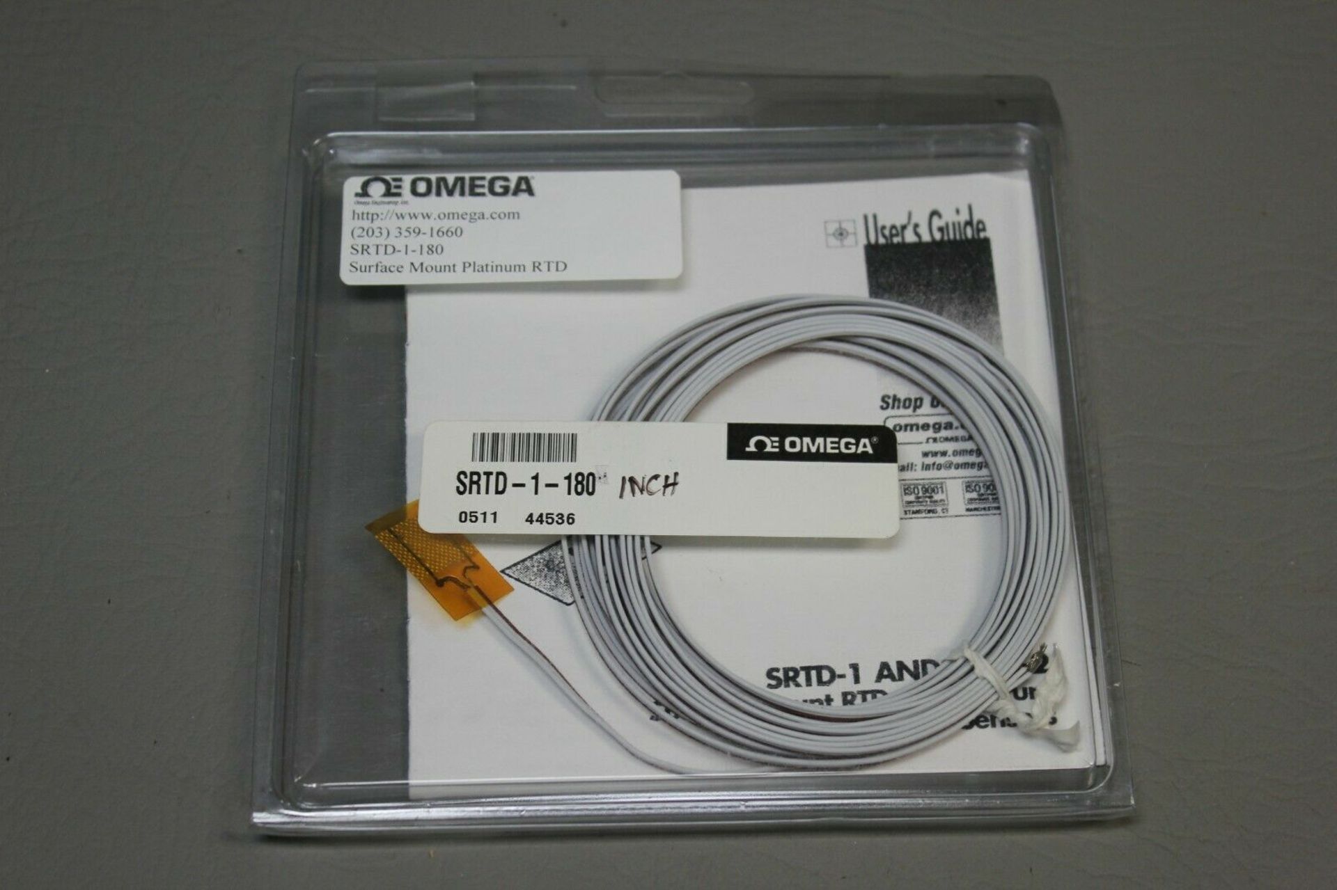 NEW OMEGA SURFACE MOUNT PLATINUM RTD TEMPERATURE SENSOR