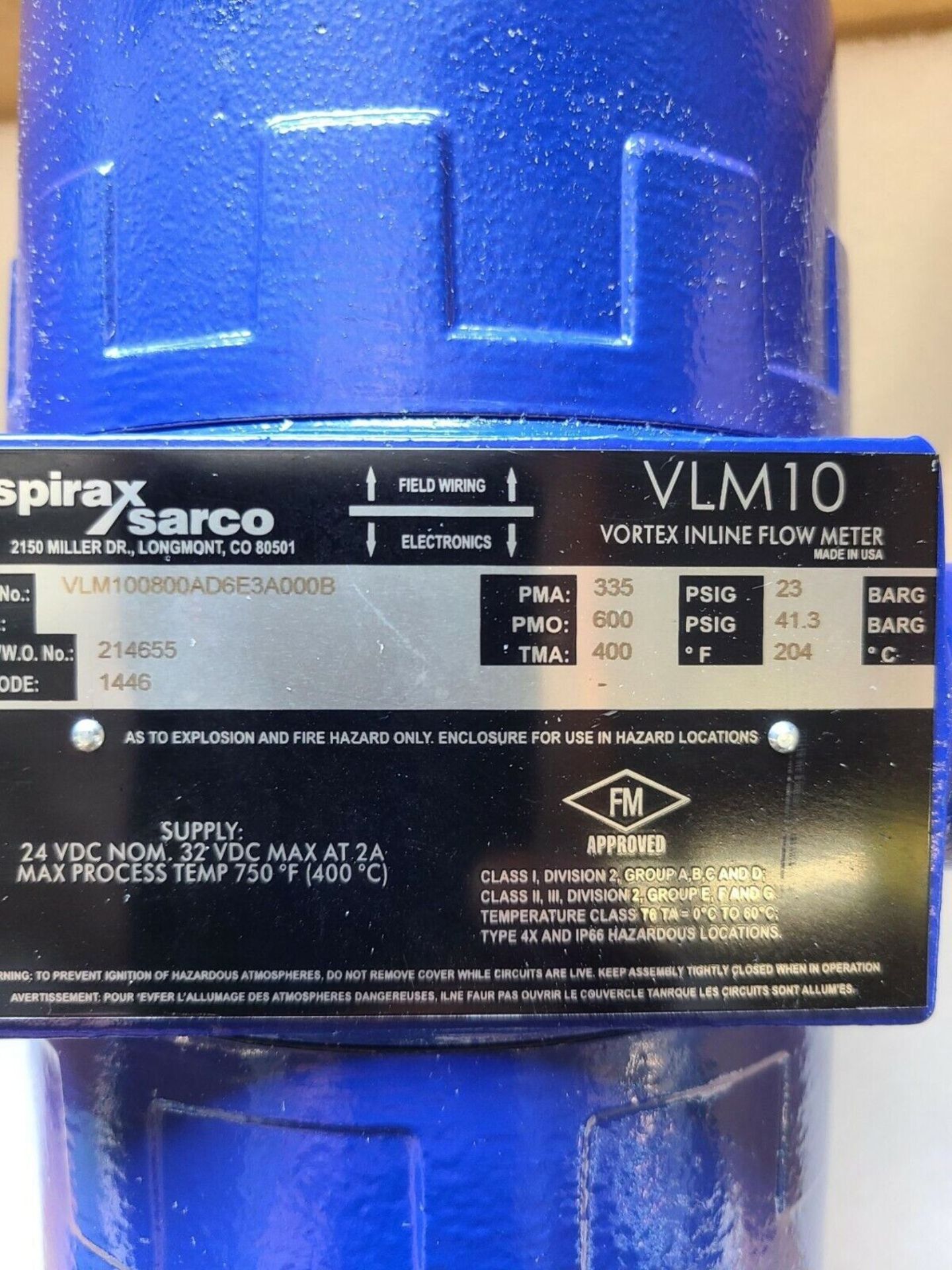 NEW SPIRAX SARCO INLINE VORTEX MASS FLOWMETER - Image 7 of 11