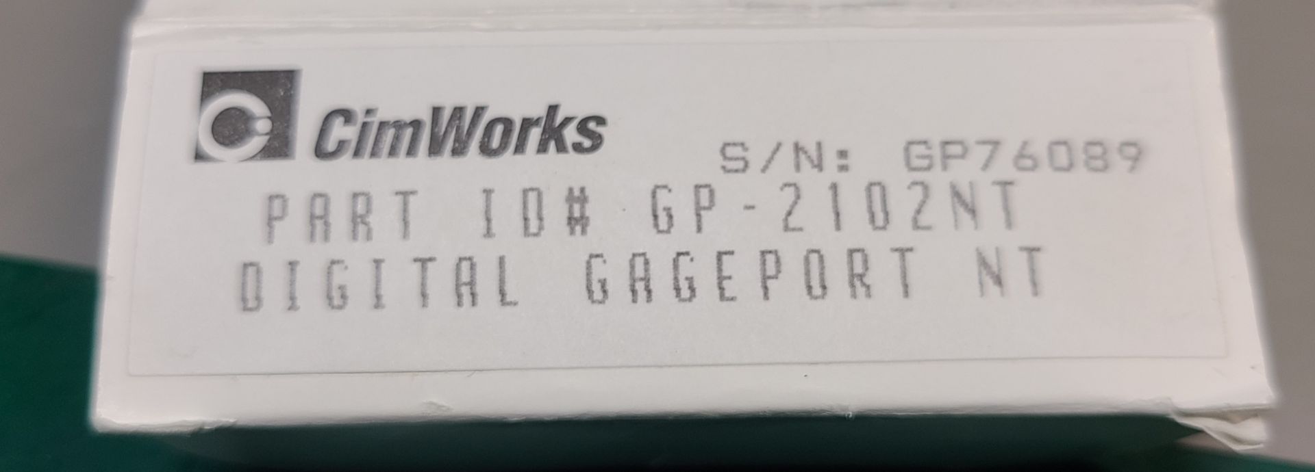 CIMWORKS DIGITAL GAGEPORT NT MODULE - Image 4 of 4