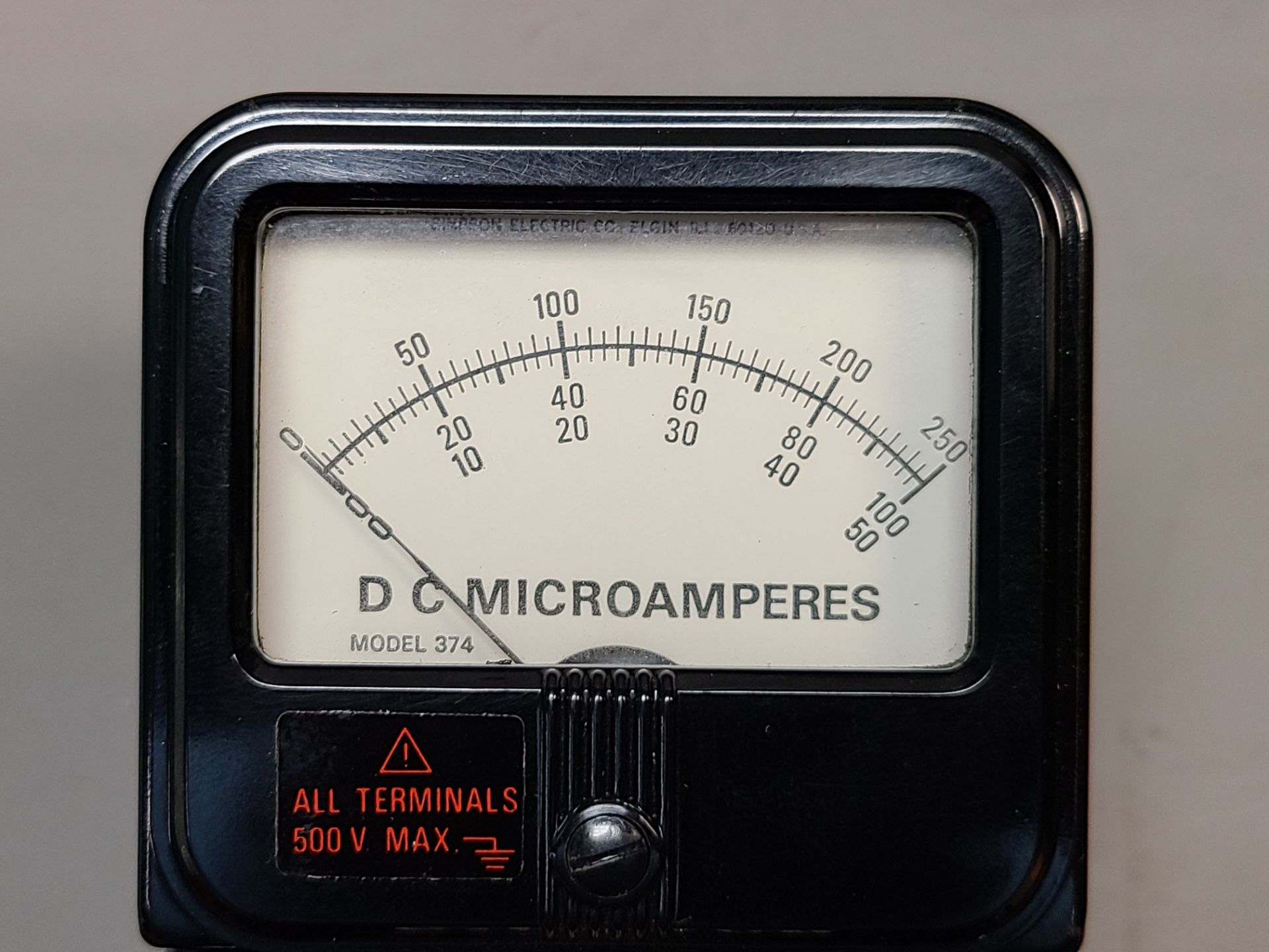 NEW SIMPSON DC MICROAMPERES METER - Image 6 of 9