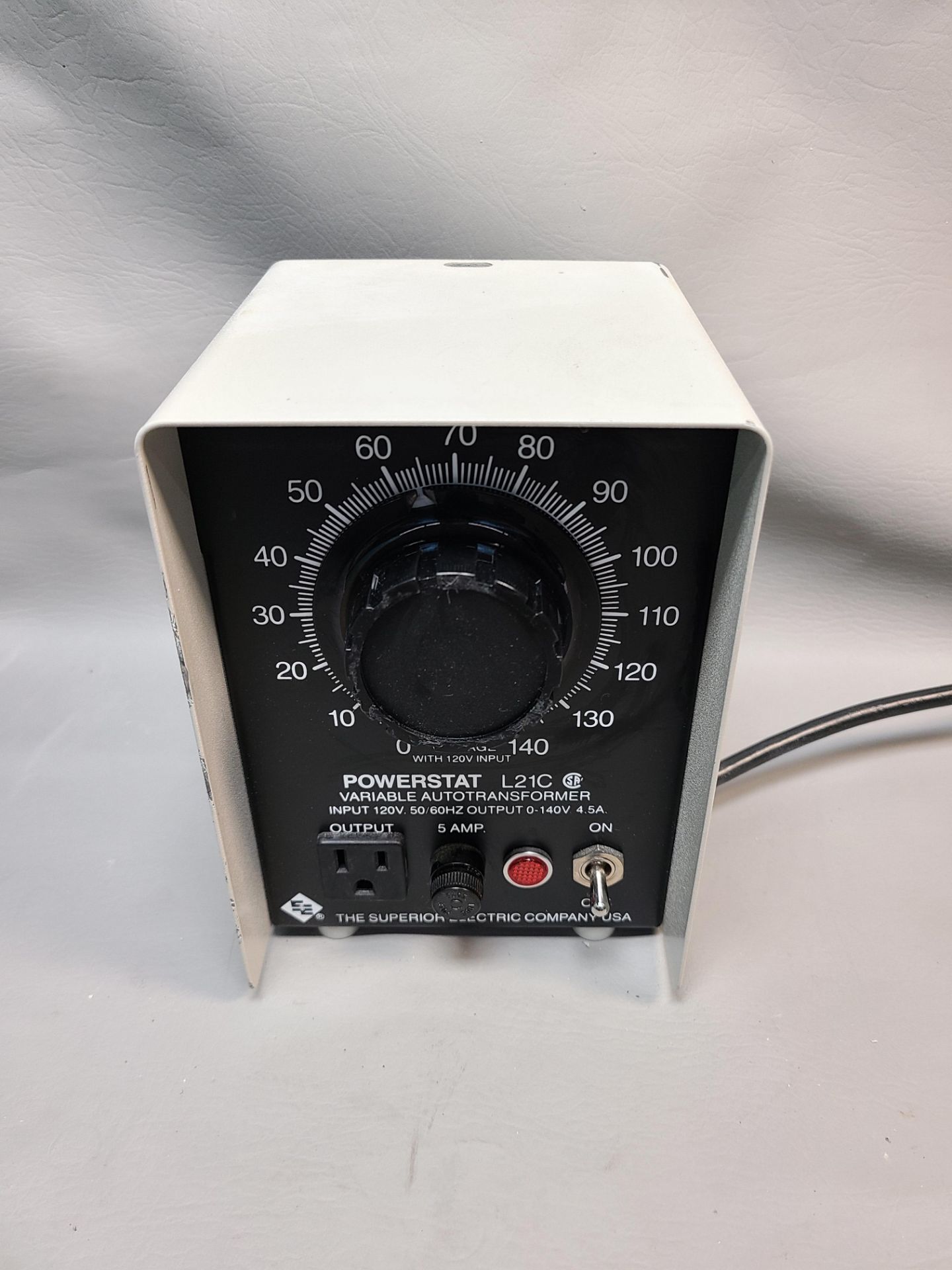 SUPERIOR ELECTRIC POWERSTAT VARIABLE AUTOTRANSFORMER