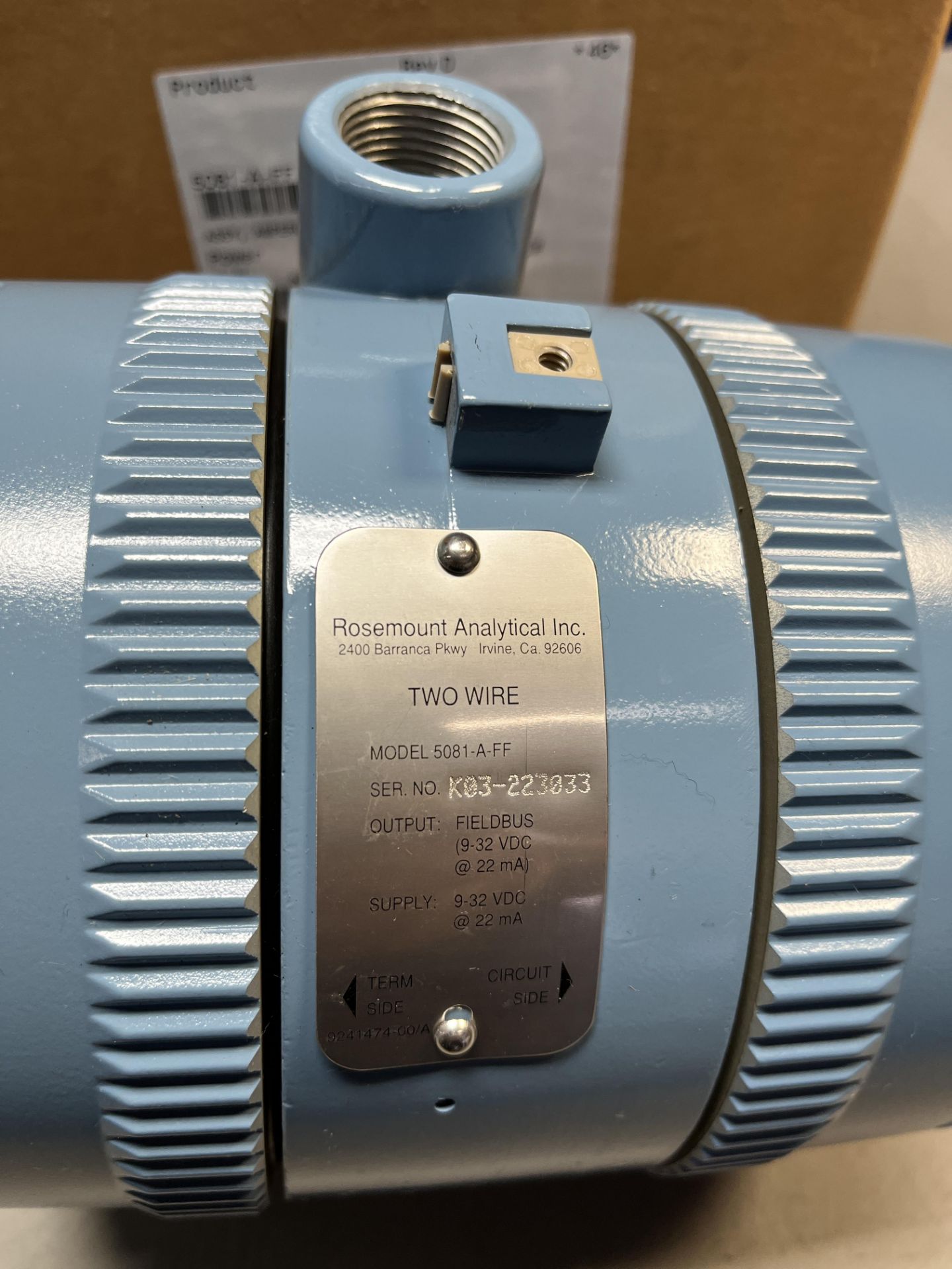 NEW ROSEMOUNT FIELDBUS TWO-WIRE CHLORINE, DISSOLVED OXYGEN, AND OZONE TRANSMITTER - Image 4 of 5
