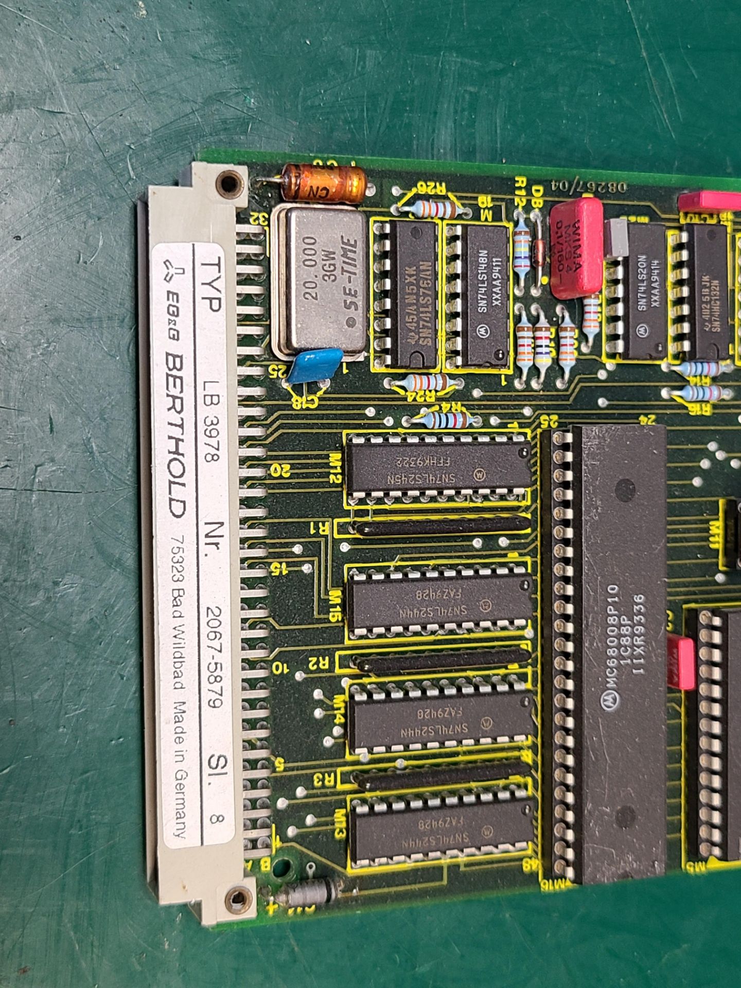 BERTHOLD CPU 68008 BOARD - Image 3 of 4