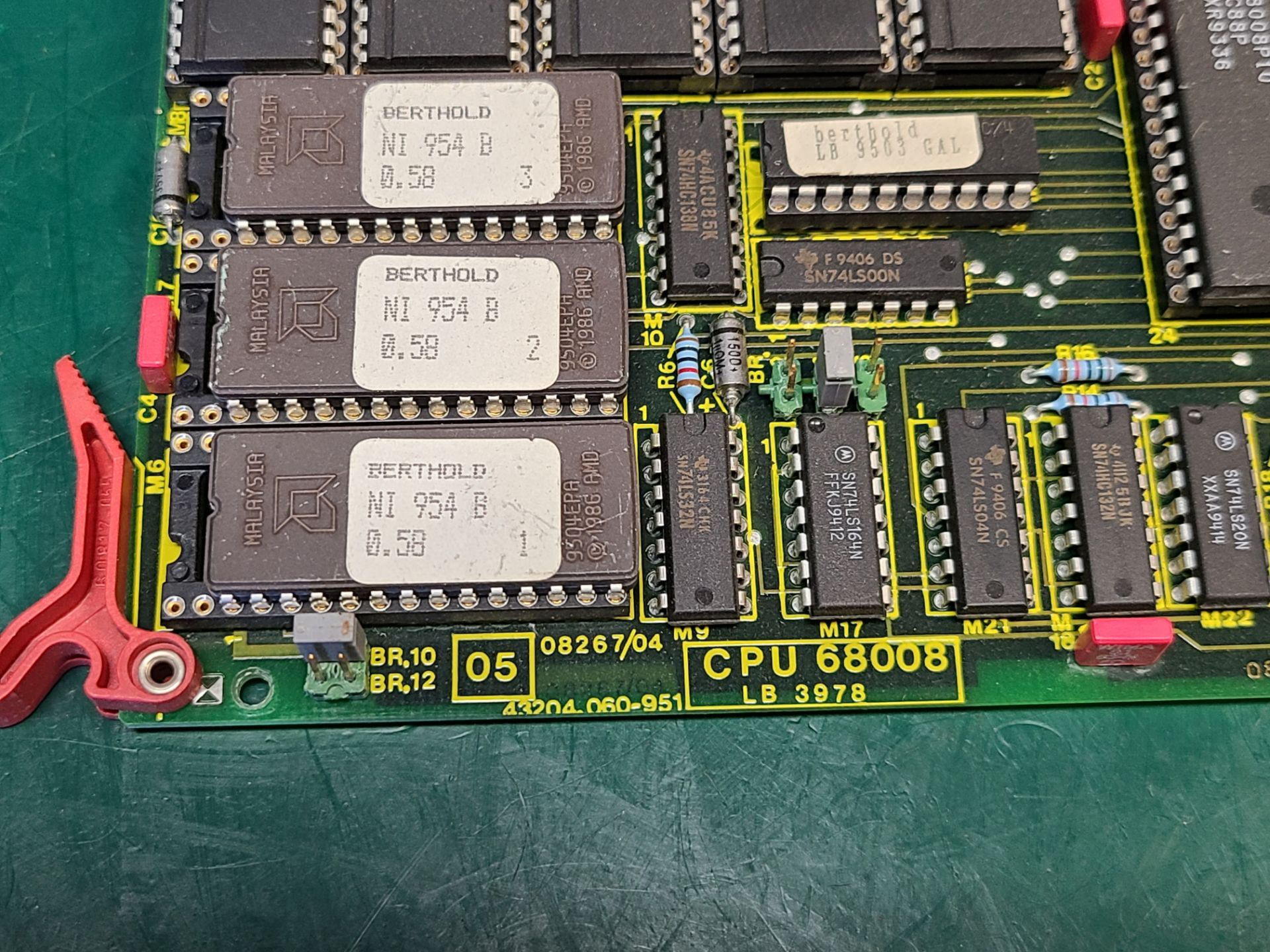 BERTHOLD CPU 68008 BOARD - Image 2 of 4