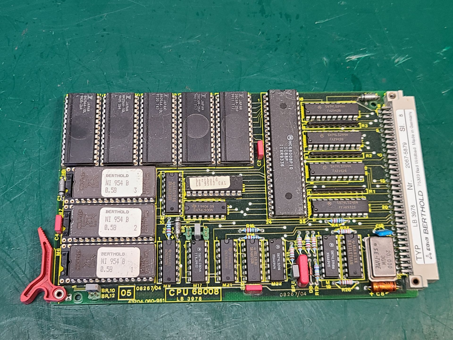 BERTHOLD CPU 68008 BOARD