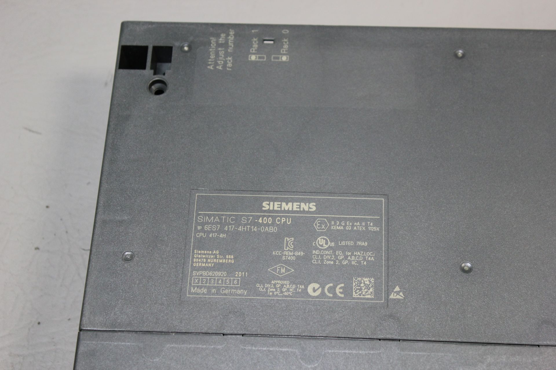 SIEMENS SIMATIC S7 PLC CPU 417-4H PROCESSOR - Image 4 of 4