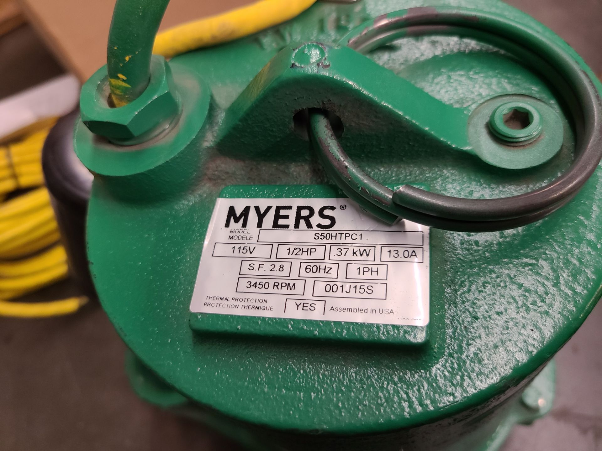 NEW PENTAIR/MYERS CAST IRON EFFLUENT PUMP - Image 9 of 10