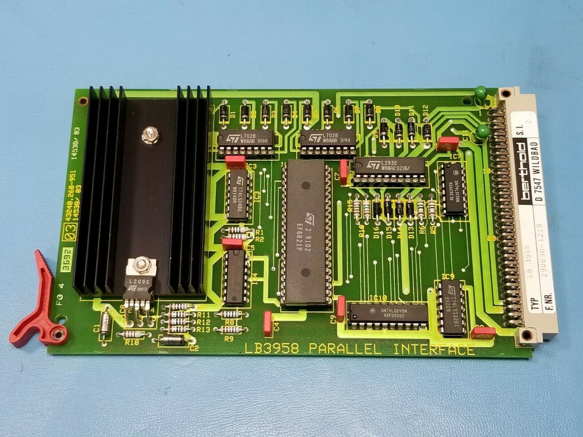 BERTHOLD PARALLEL INTERFACE BOARD