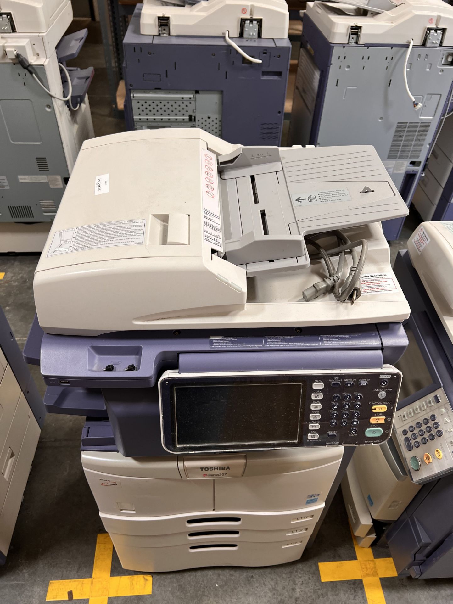 TOSHIBA eSTUDIO 307 COMMERCIAL PRINTER/COPIER