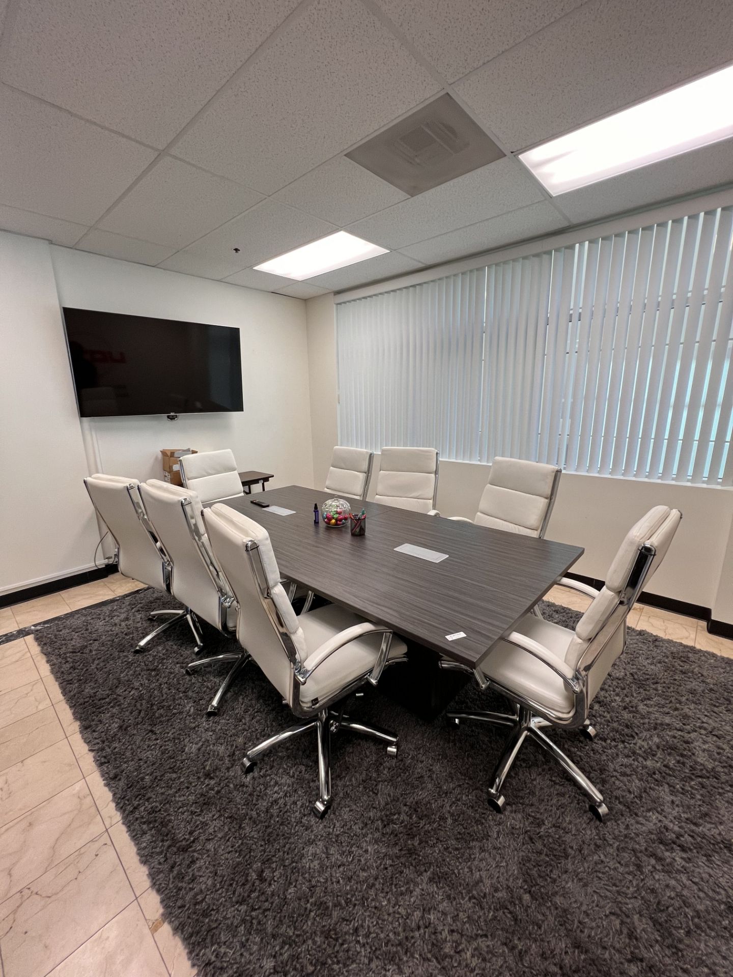 CONFERENCE DESK WITH CHAIRS