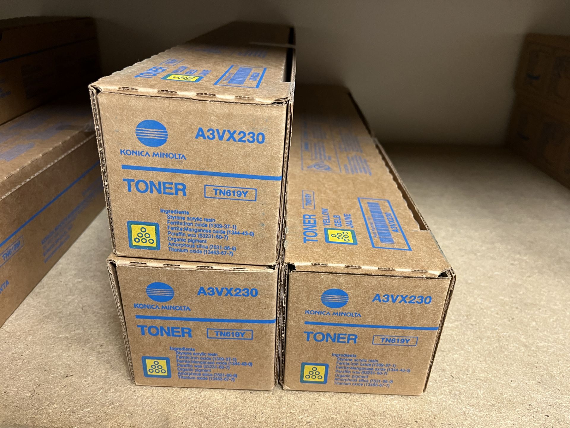 LOT OF KONICA MINOLTA TONER KITS