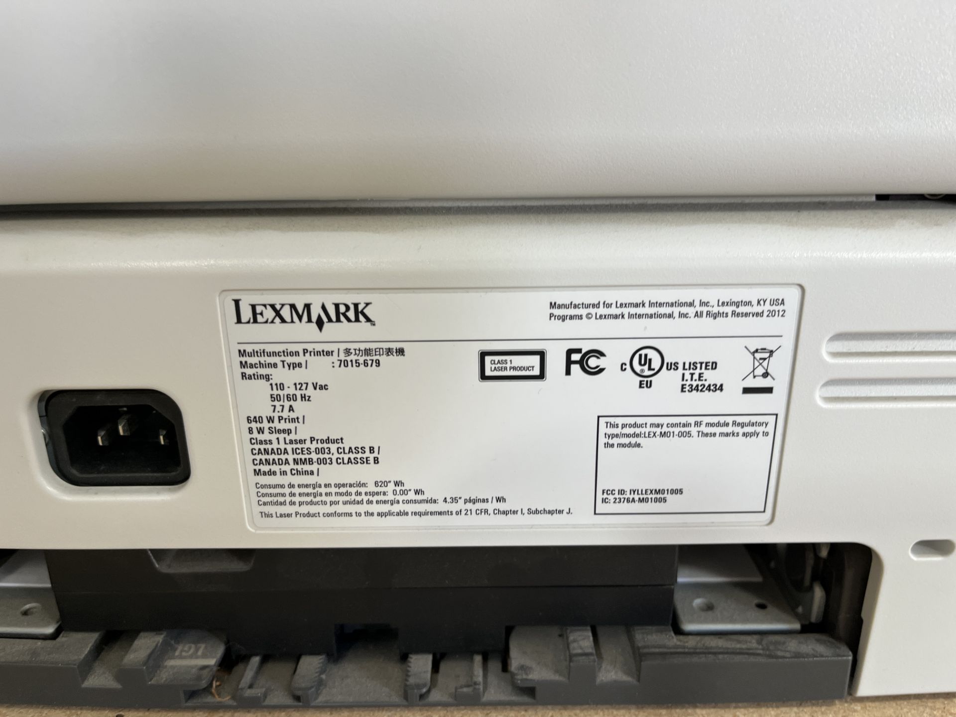 LEXMARK XM1145 PRINTER - Image 3 of 4