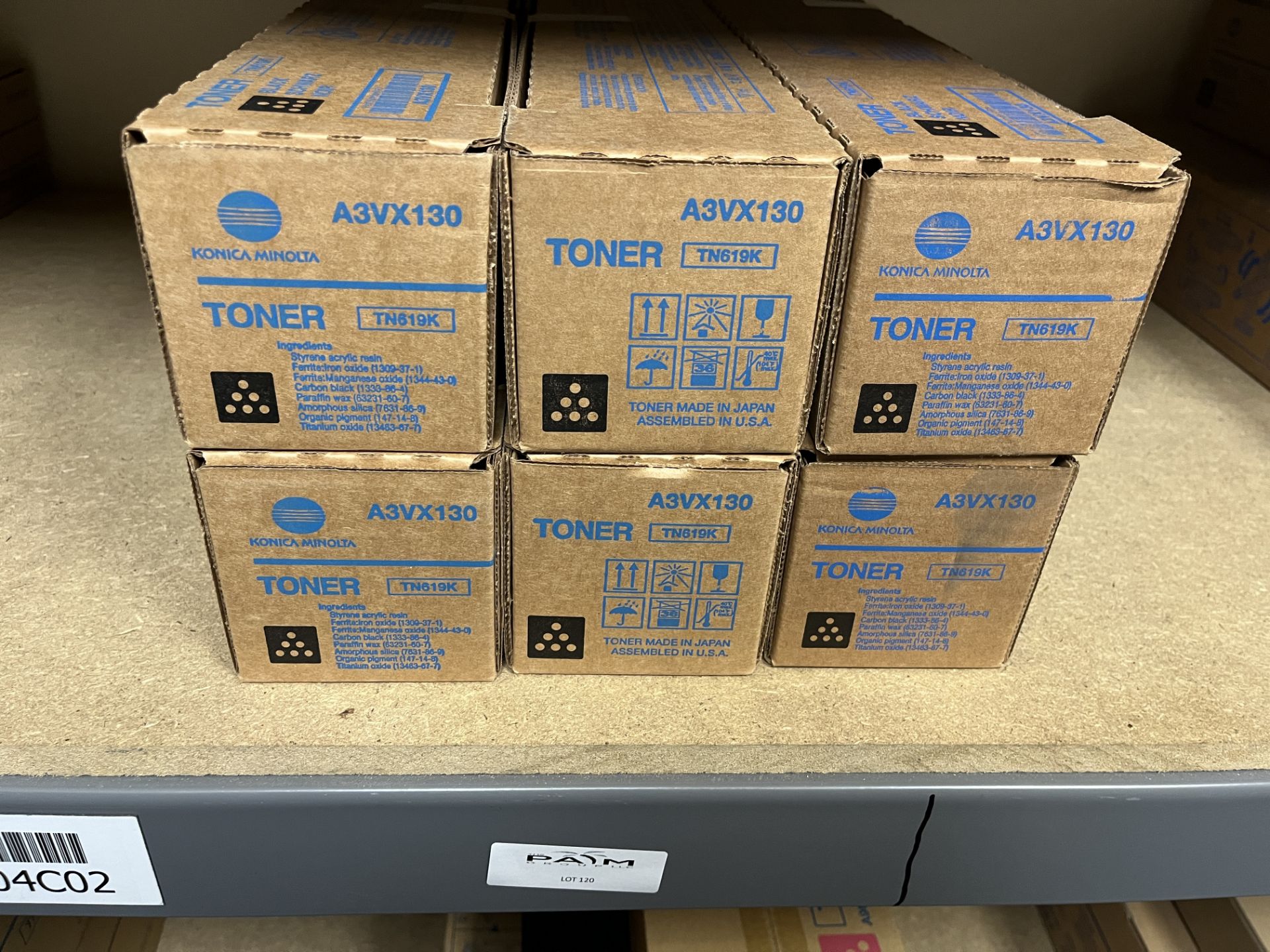 LOT OF KONICA MINOLTA TONER KITS