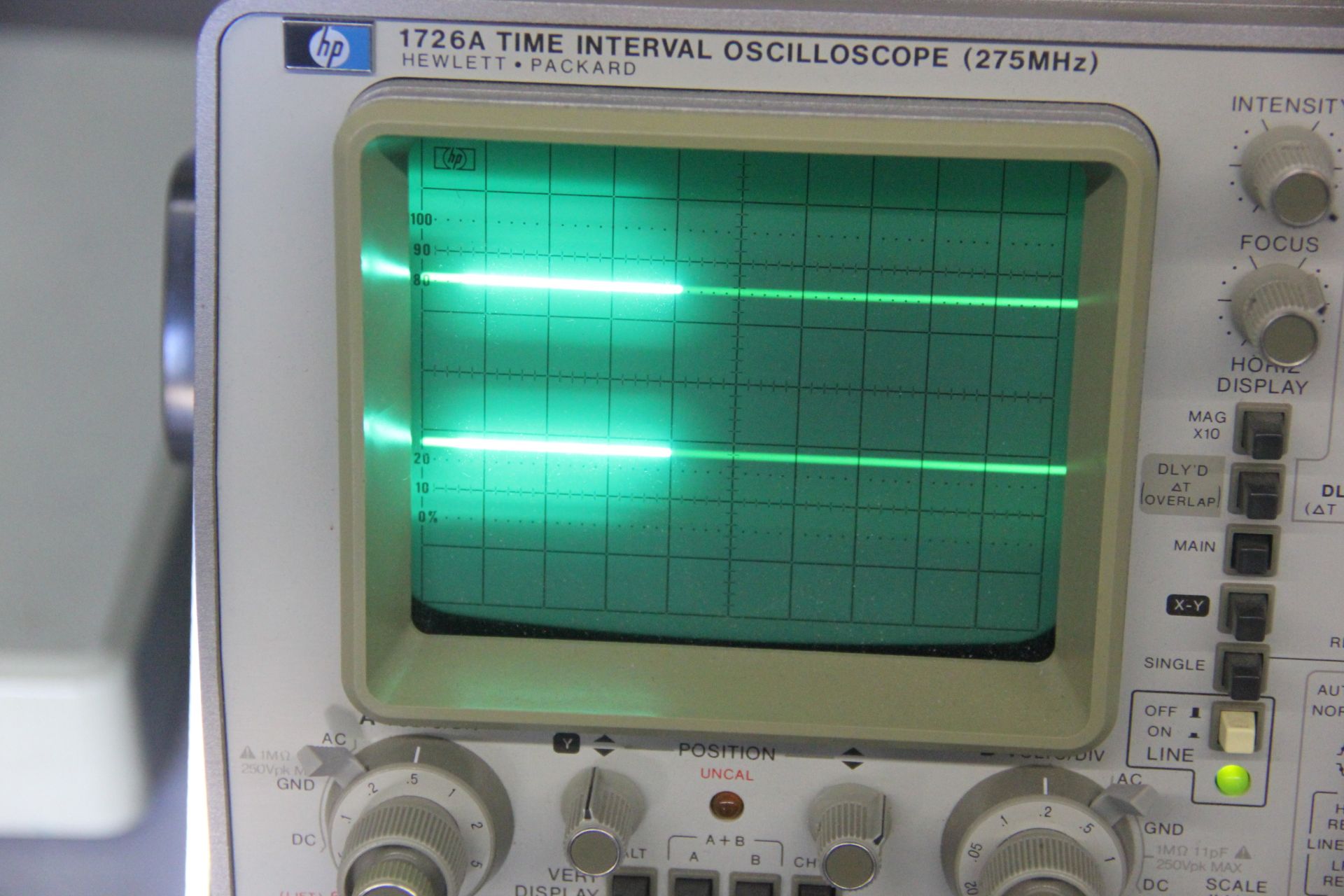 HP 1726A TIME INTERVAL OSCILLOSCOPE - Image 8 of 20