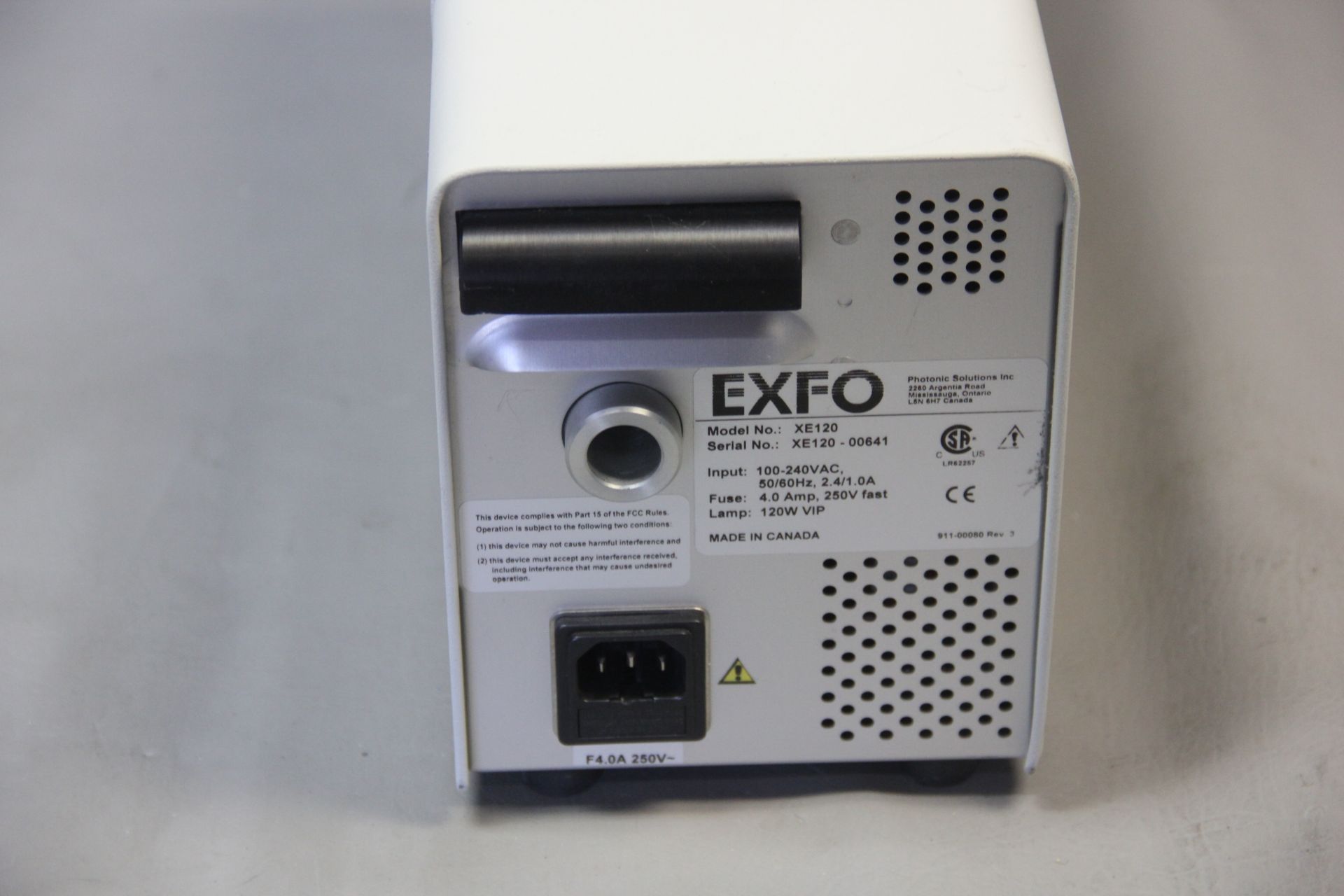 EXFO X-CITE 120 FLUORESCENCE ILLUMINATION SYSTEM - Image 5 of 5