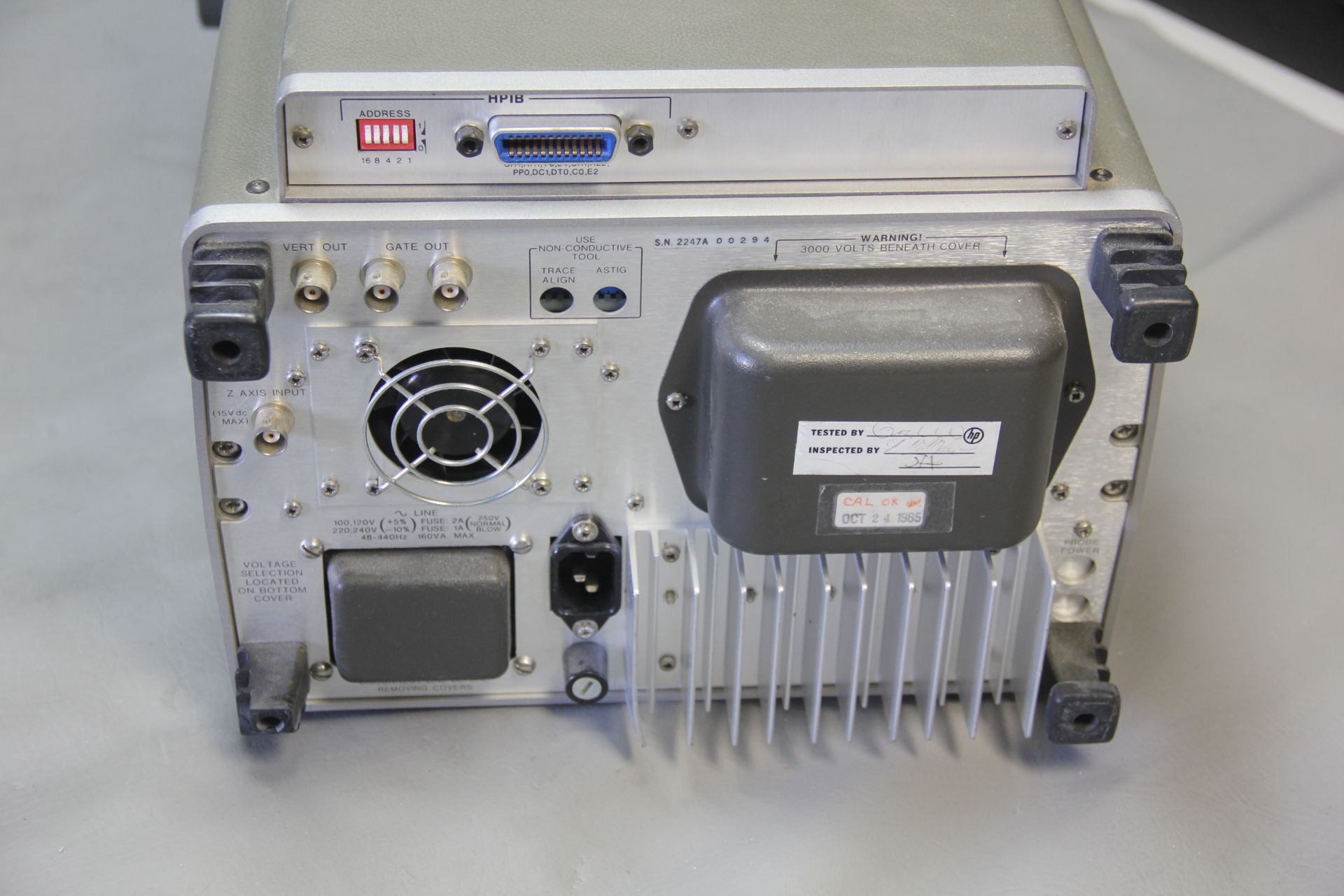 HP 1726A TIME INTERVAL OSCILLOSCOPE - Image 14 of 20