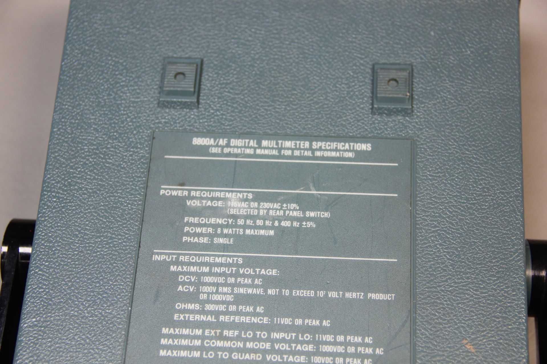 FLUKE DIGITAL MULTIMETER - Image 8 of 8