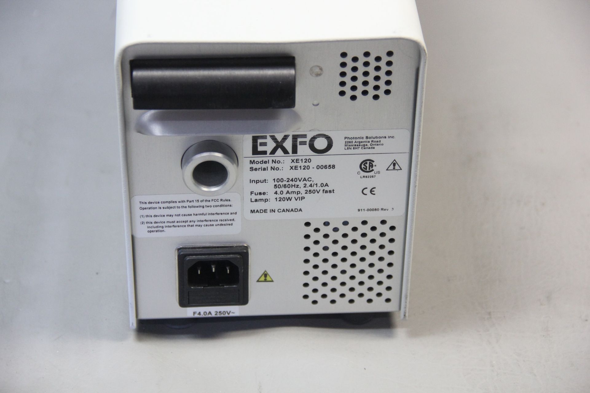 EXFO X-CITE 120 FLUORESCENCE ILLUMINATION SYSTEM - Image 4 of 4