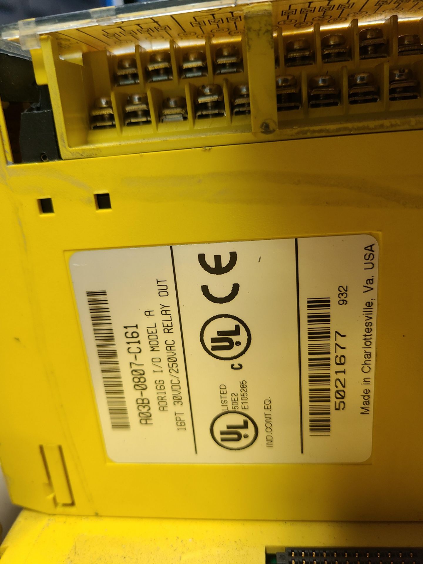 FANUC PLC RACK WITH 10 MODULES - Image 13 of 18