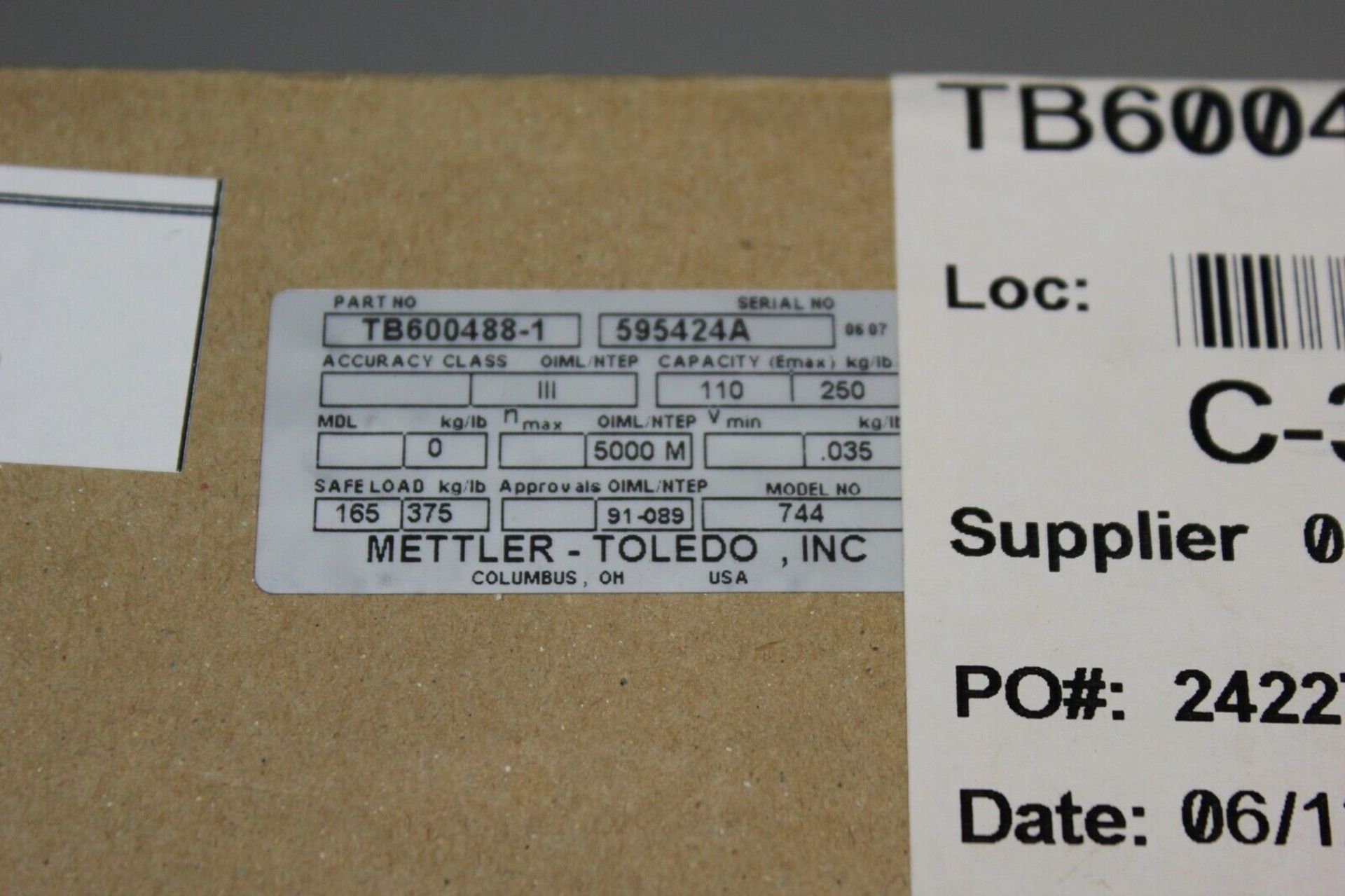 NEW METTLER TOLEDO LOAD CELL - Image 2 of 4