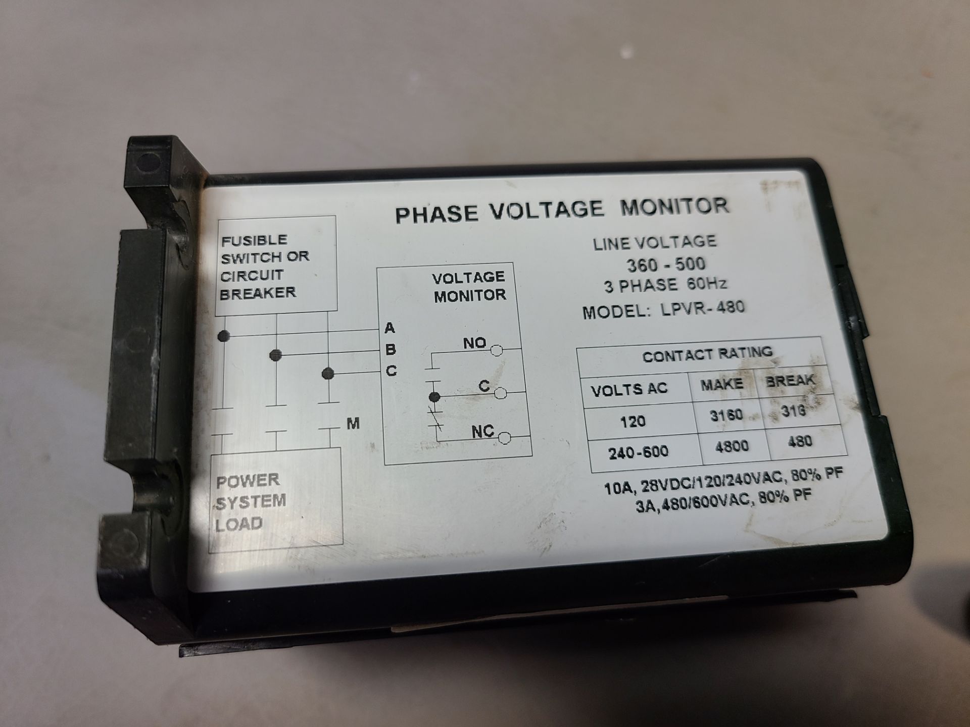 INSTRUMENT TRANSFORMERS PHASE VOLTAGE RELAY - Image 5 of 5