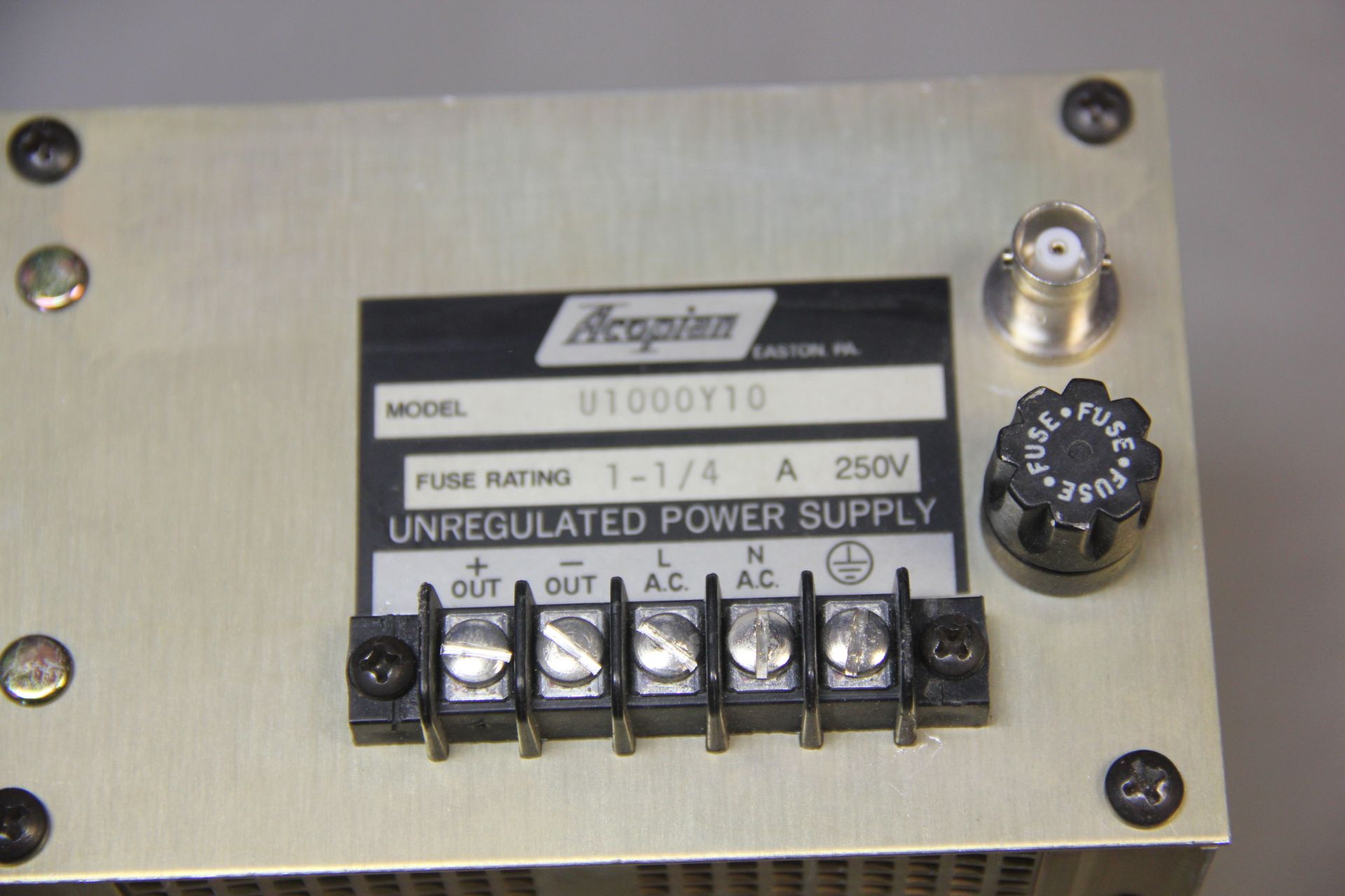 ACOPIAN UNREGULATED POWER SUPPLY - Image 2 of 2