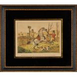 A set of six late Victorian humorous hunting prints