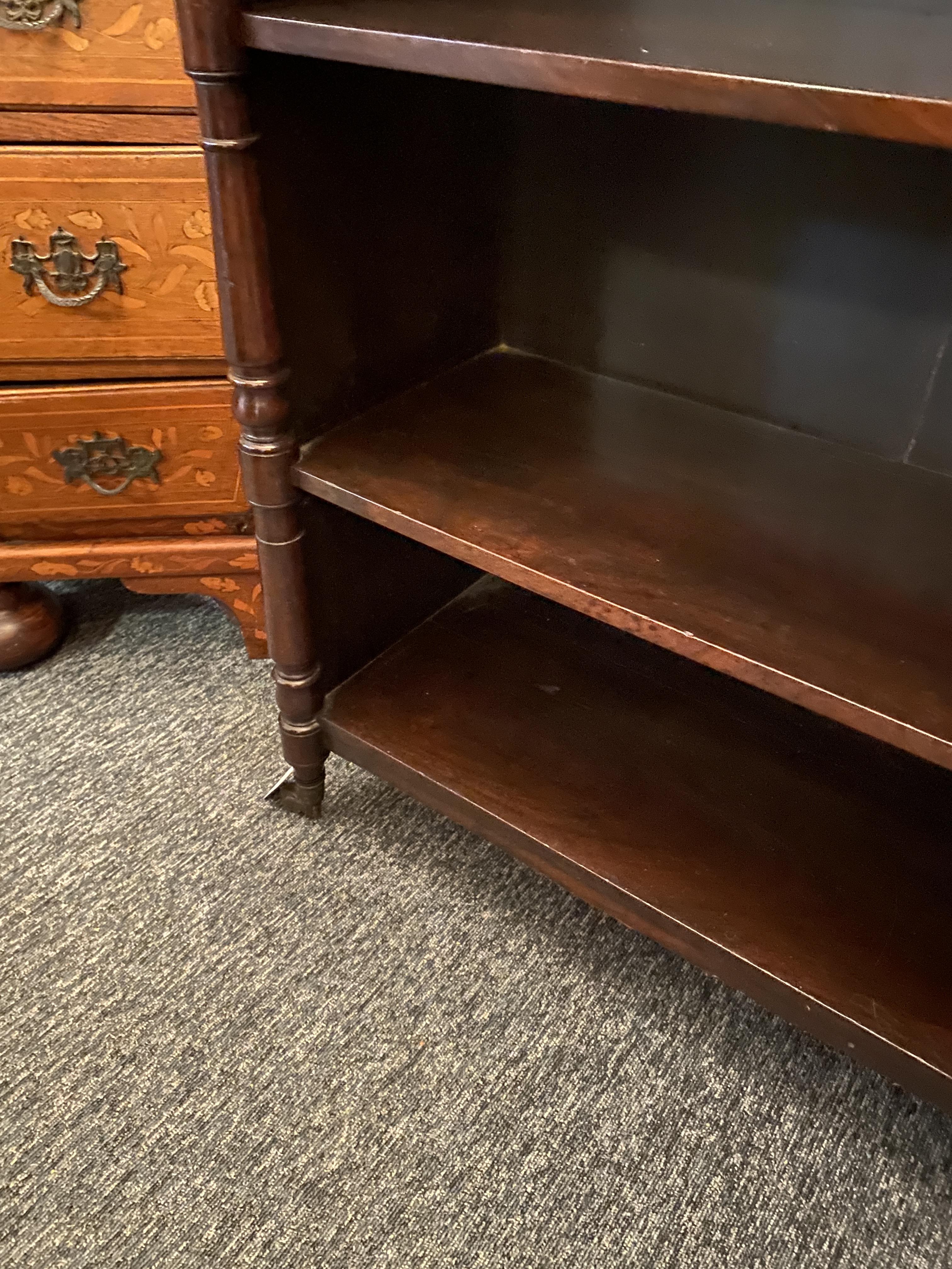 A Regency rosewood low open bookcase - Image 8 of 10