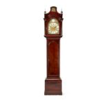 A George III Scottish mahogany longcase clock by Roger Welsh of Dalkeith