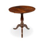 A George III oak tripod table