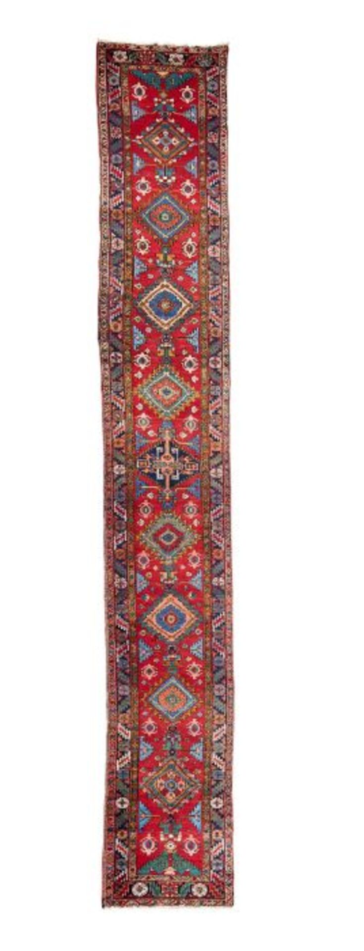 A Heriz runner, North west Persia, early 20th century