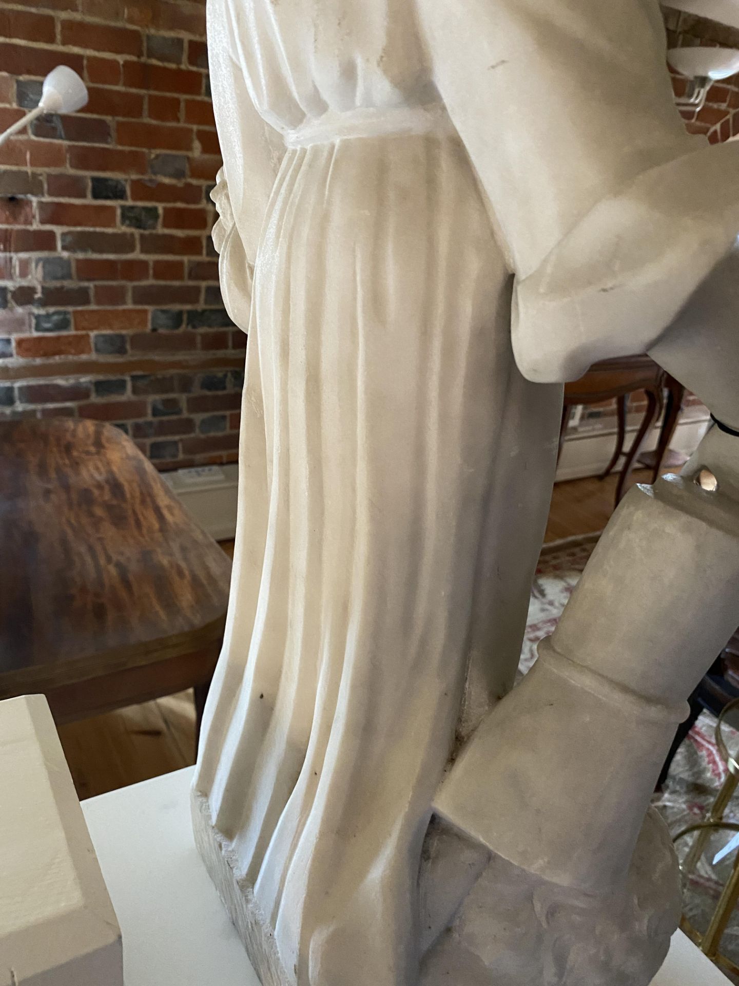 A late 19th century white marble female figure by Paul Guidotti - Image 10 of 10