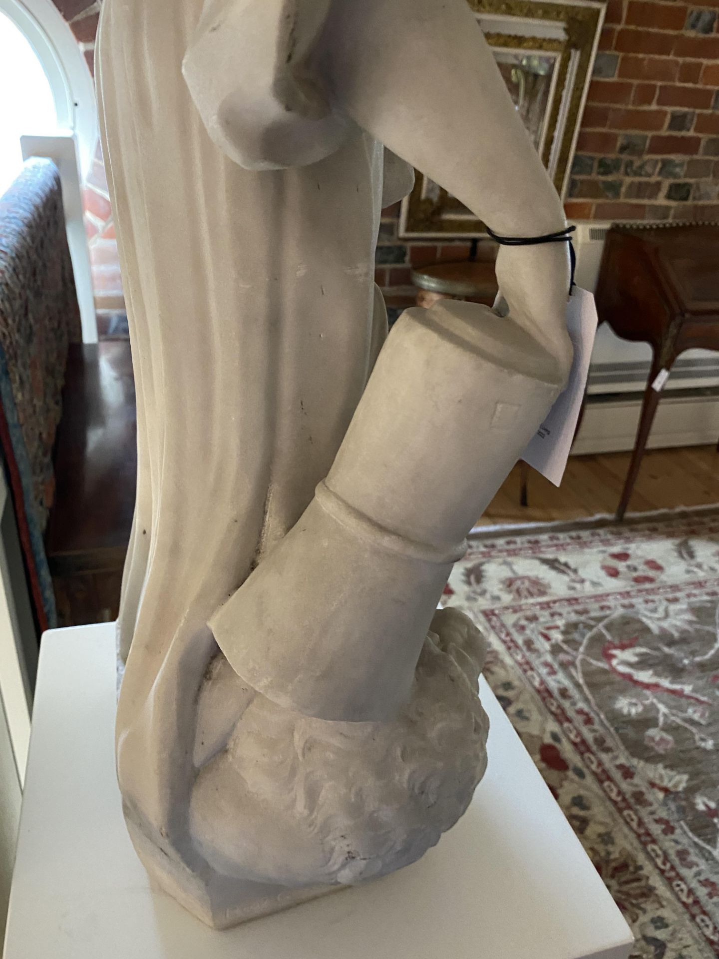 A late 19th century white marble female figure by Paul Guidotti - Image 8 of 10
