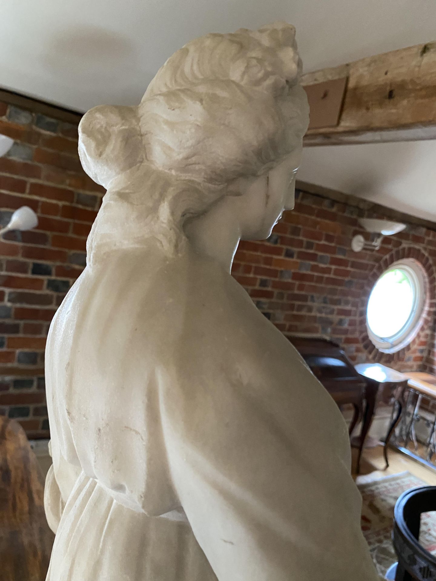 A late 19th century white marble female figure by Paul Guidotti - Image 9 of 10