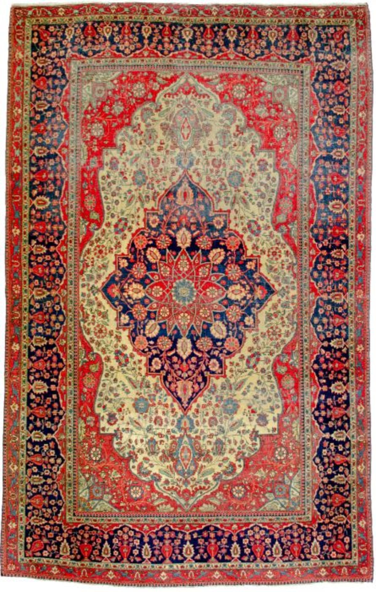 A Mohtashem Kashan rug, Central Persia, circa 1880