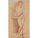 Female nude, French School, 18th century