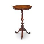 A George IV gonçalo alves octagonal tripod table attributed to Gillows