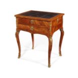 A small Louis XV tulipwood and gilt bronze mounted table à écrire / writing table