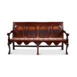 A George III oak settle