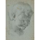 Head of a cherub, Bolognese School, 17th century