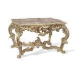 A 19th century giltwood centre table