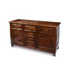 A George II oak dresser, North Wales