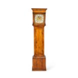 An early 18th century and later walnut long case clock signed John Longe, London