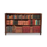 A Regency mahogany low open bookcase