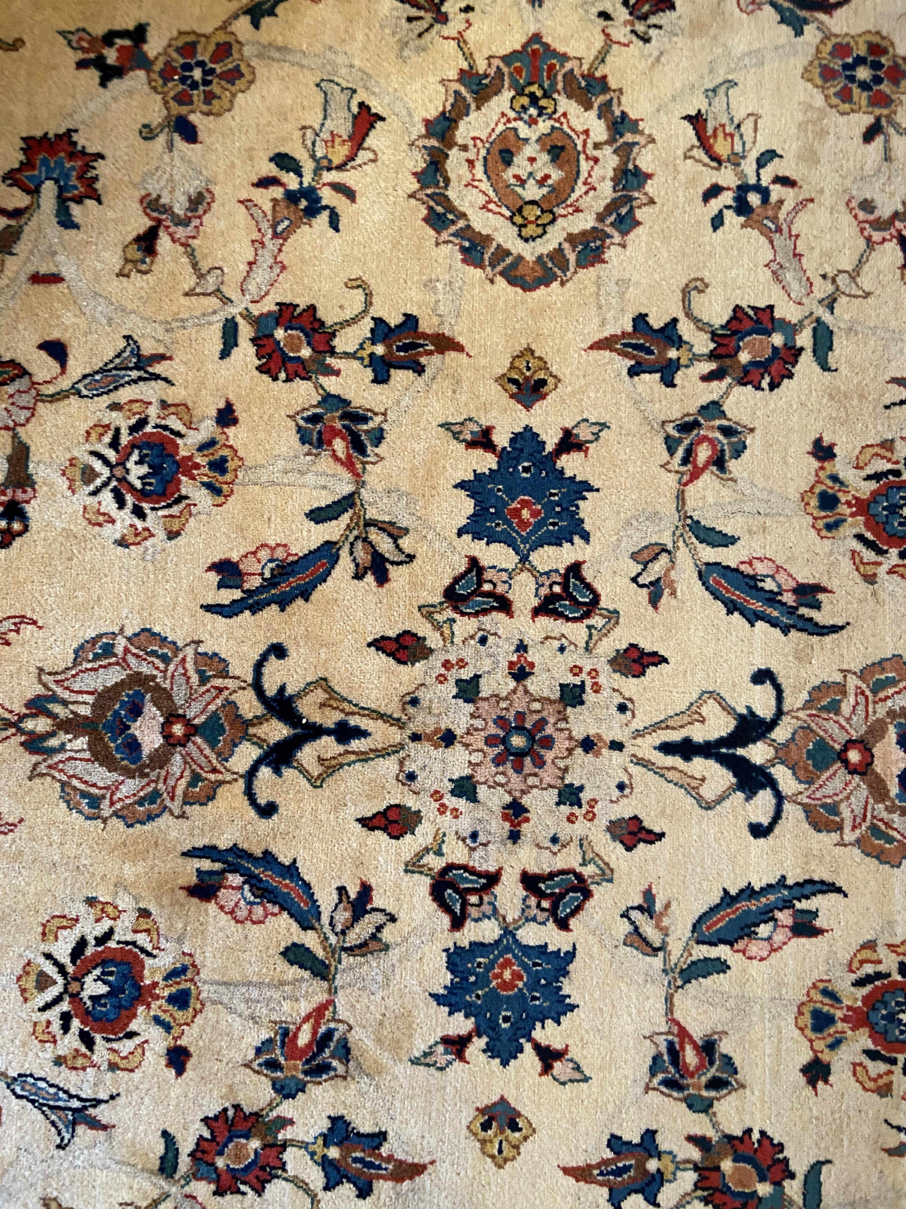 A Kashan carpet, signed ‘Isfahanian’, Central Persia, circa 1940 - Image 6 of 9