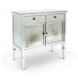 A 1940’s French mirror glass commode